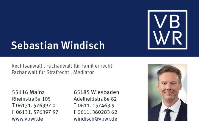 Visitenkarte Fachanwalt Sebastian Windisch