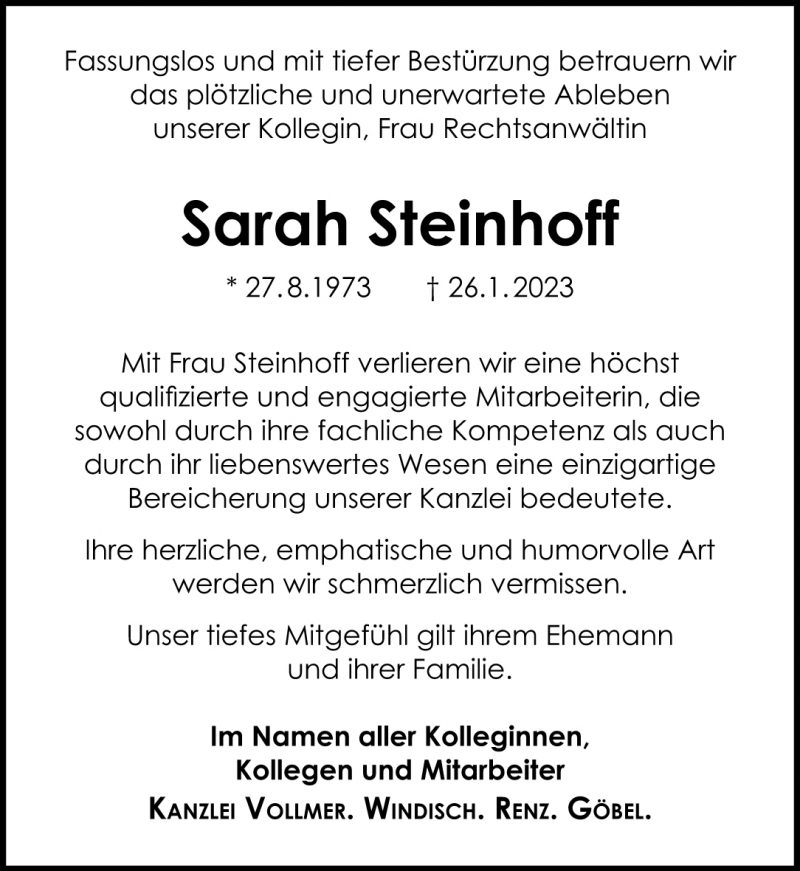 Nachruf_Steinhoff_Sarah
